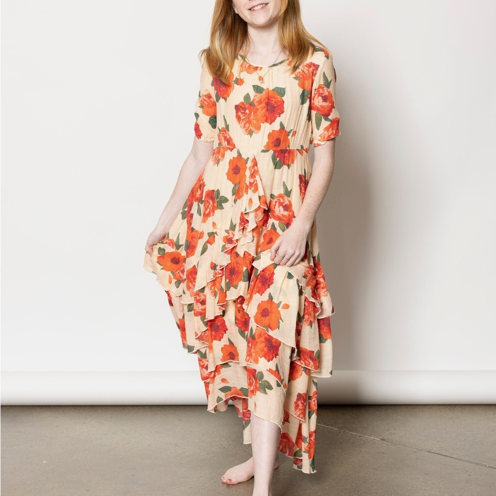 MIA JOY (JOYFOLIE)- Girls Floral Dress